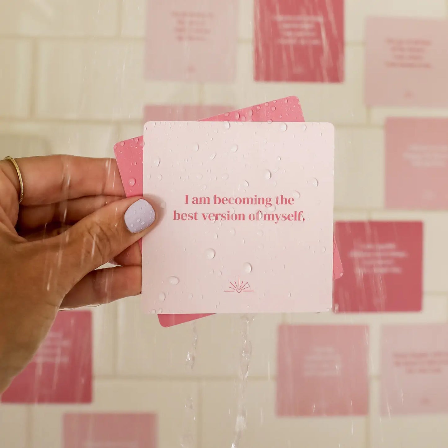 Shower Affirmation Cards - Self-Love