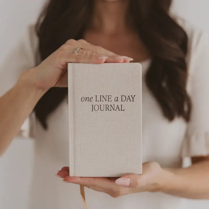 One Line A Day Fabric Journal