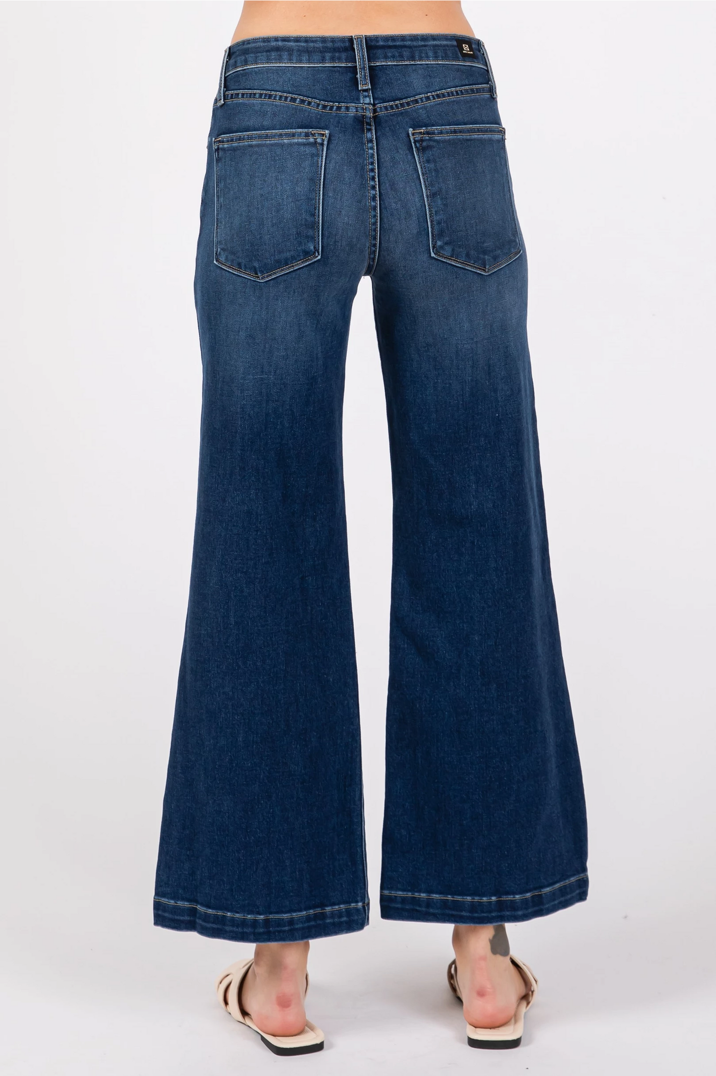 Wide Leg Culotte Jean