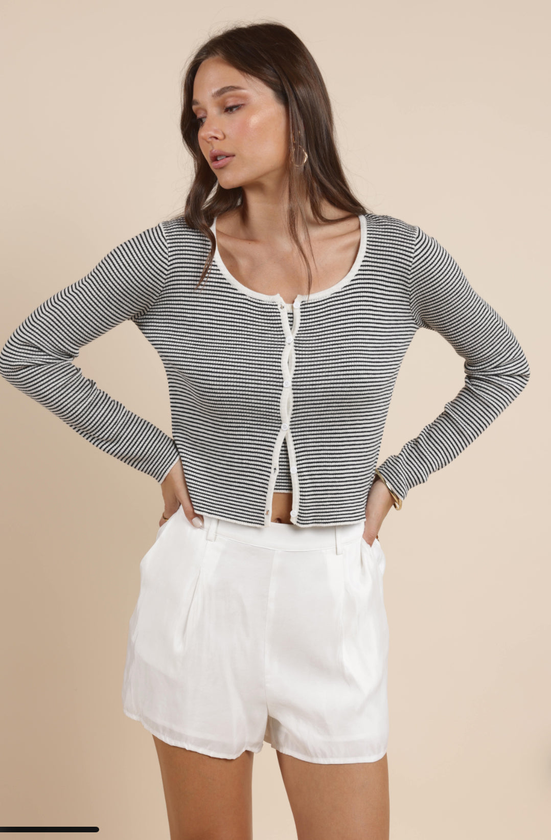 Striped Cardigan