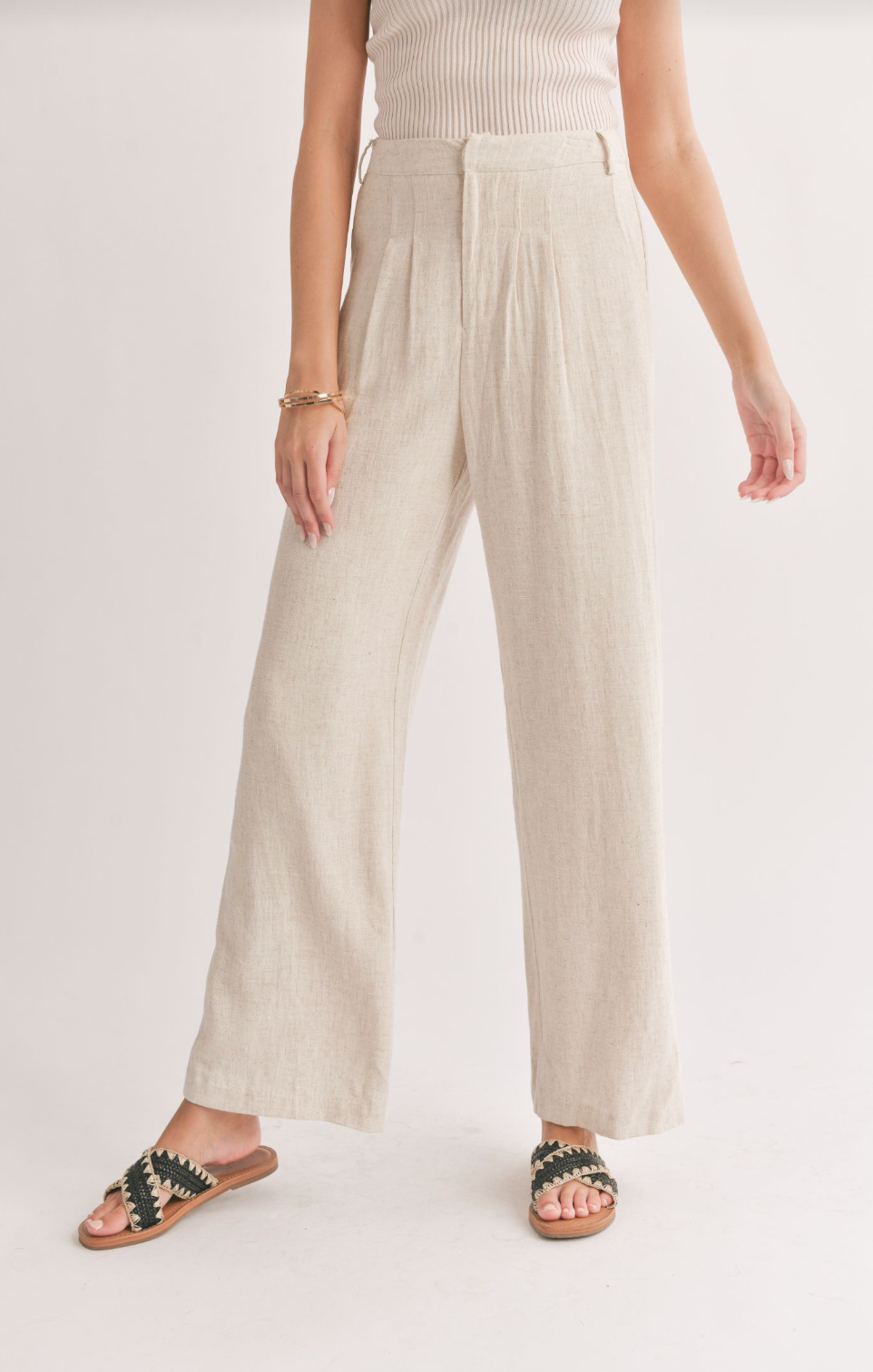 Luna Pleated Trouser