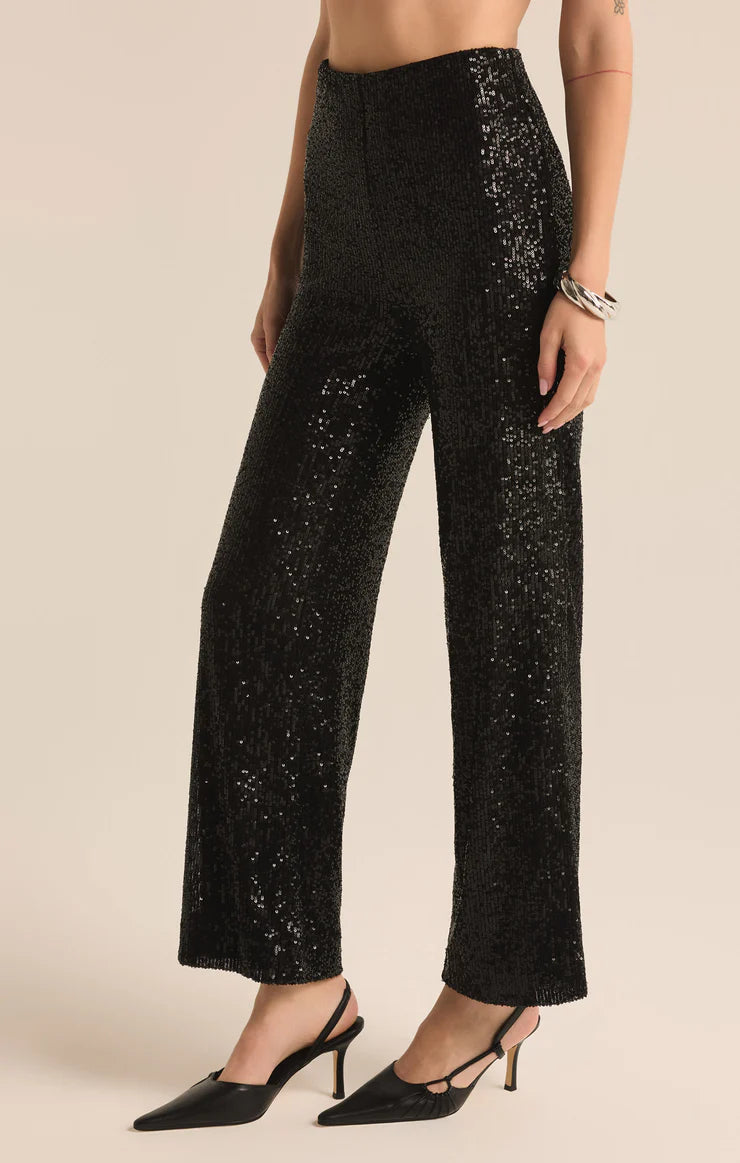 Skylar Sequin Crop Pants