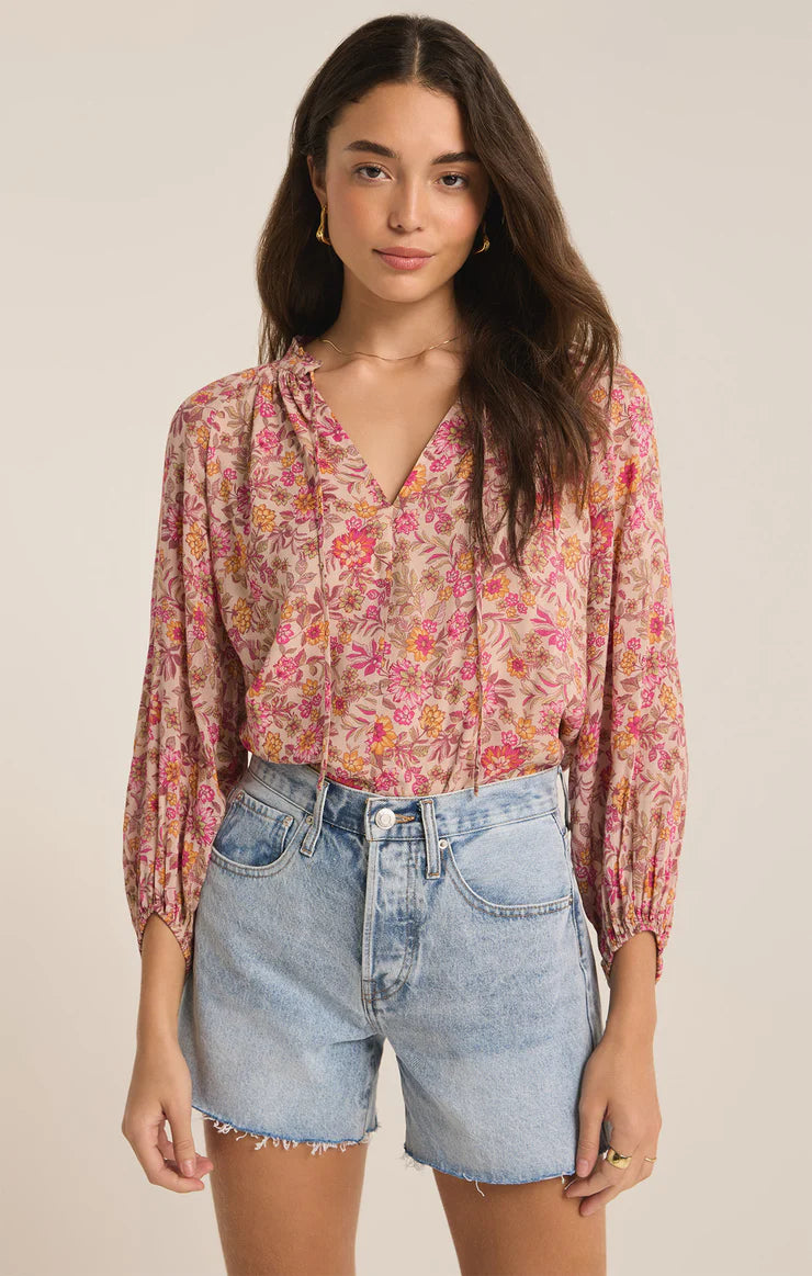 Lima Floral Top