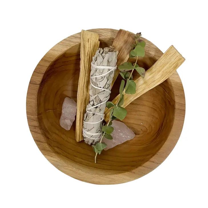 Palo Santo & White Sage Smudging Jar Set