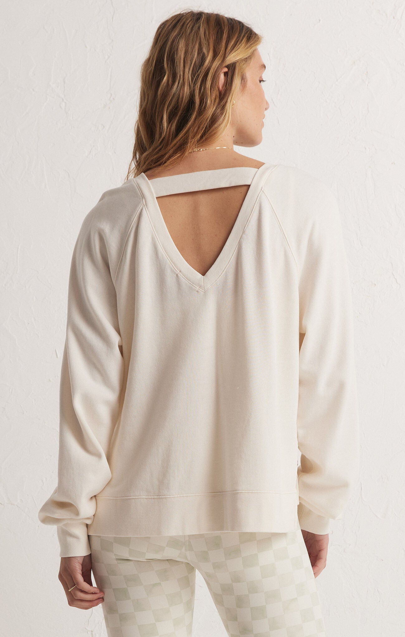 Open Back Sweatshirt