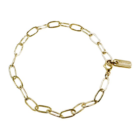 Essential Links Bracelet in 14k