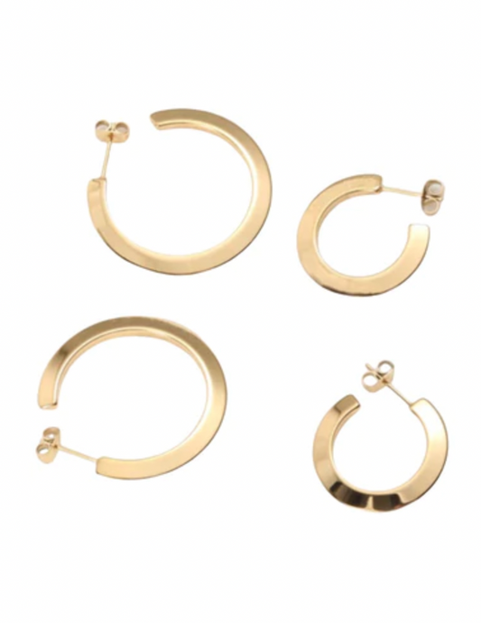 Endless Gold Hoops