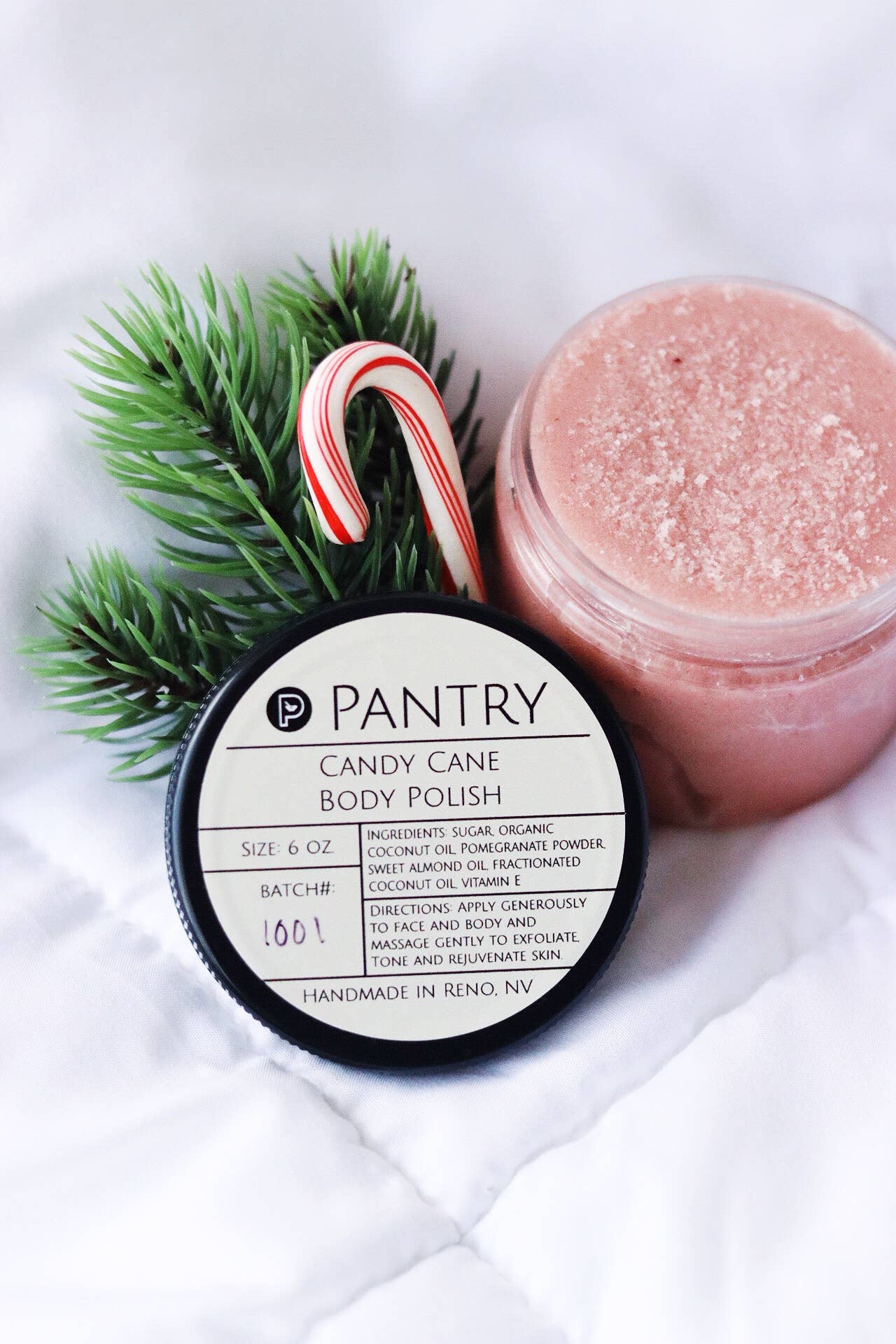 Candy Cane All-Natural Face + Body Polish, 6 oz.